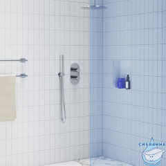 Встраиваемый смеситель для ванны Ravak Espirit X070206 (хром)