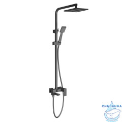 Душевая система Timo Selene SX-2013/03 200 1 режим (черный матовый)