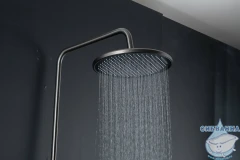 Душевая система Frap F2485-9 250 1 режим (оружейная сталь)