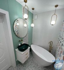 Ванна из литьевого мрамора New Line Sanitary Адель 157х70 (без перелива)