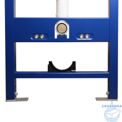 Инсталляция для унитаза Calypso Alpha CS005-GM с кнопкой смыва Calypso CS004-BMR черный