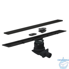 Дренажный трап для душа Pestan Confluo Frameless Line Matte Black 950 13701323 с решеткой