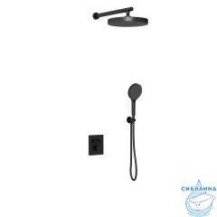 Душевая система Vincea Inspire 300 1 режим VSFW-3I21MT2MB (черный матовый)