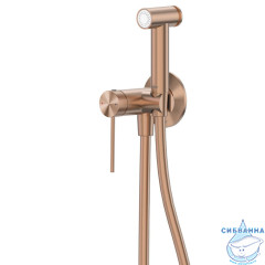 Смеситель ABBER Emotion 316 AF8825BRG с гигиеническим душем, брашированное розовое золото