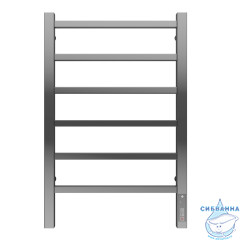 Полотенцесушитель электрический Terminus Ватикан П6 40х65 (подключение универсальное)(нержавеющая сталь)