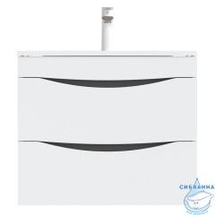 Тумба с умывальником, подвесная, 60 см, белая, Cloud, IDDIS, CLO60W0i95K