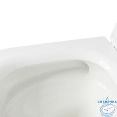 Унитаз напольный безободковый со смывом торнадо Calypso CS4852UQ-OK с бачком и сиденьем Soft Close (микролифт)