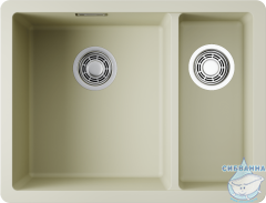 Кухонная мойка Omoikiri Kata 55-2-U-BE 4993387 ваниль