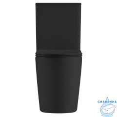 Унитаз напольный Abber Bequem AC1112TMB  с бачком и сиденьем Soft Close (микролифт)