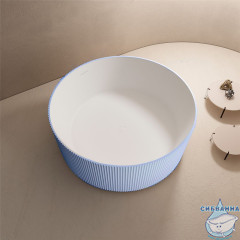 Ванна из искусственного камня ABBER Stein 150x150 AS9679Blau