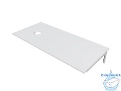 Тумба 1Marka Wash 50 белый со столешницей Wash 110 L белый глянец и раковиной  Roll 53