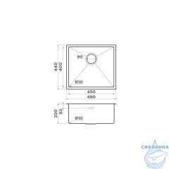 Кухонная мойка Omoikiri Taki 49-U/IF-GB графит