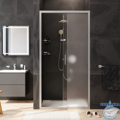 Дверь в нишу AM.PM Gem W90G-100-1-195MM 100 см профиль хром, стекло матовое