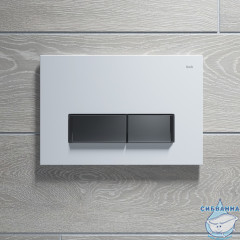 Кнопка смыва Iddis Uniglass UNG02WCi77 белый/хром