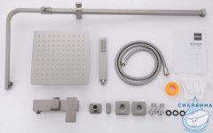 Душевая стойка ABBER Daheim AF8220SPL без излива, сатин