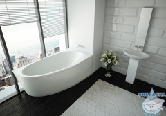 Акриловая ванна Aquatek Дива 160х90 R 