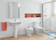 Унитаз напольный Roca Gap горизонтальный выпуск 342477000 (без бачка и сиденья)