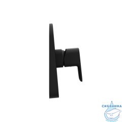  Встраиваемый смеситель для душа Ravak 10° Free TD F 066.20 (черный матовый) X070159