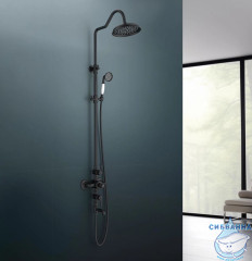 Душевая система Aquatek Классик AQ2543MB (черный матовый)