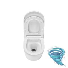 Инсталляция TECEspring Smart L с кнопкой смыва в комплекте с унитазом-биде TECEspring c сиденьем Soft close (микролифт) S955797