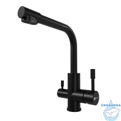 Смеситель для кухни Lemark Expert LM5061BL (черный матовый)