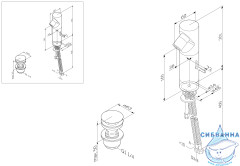 Смеситель для биде AM.PM Admire F108310B (хром)