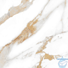 GT60600103MR Плитка грес глаз. Calacatta Royal_GT Белый 60*60 _ 1 \43,2