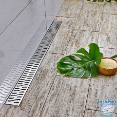 Дренажный трап для душа Veconi VC Harmony V950H с решеткой