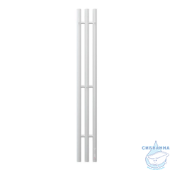 Полотенцесушитель электрический Terminus Tres круглый 16х120 (белый)