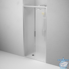 Дверь в нишу AM.PM Gem W90G-100-1-195MM 100 см профиль хром, стекло матовое