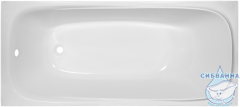 Акриловая ванна C-BATH Saturn 170x75 с каркасом