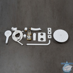  Душевая система Lemark Bronx 230 1 режим LM3722MW (белый матовый)