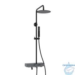 Душевая система Wasserkraft 250 1 режим A114.258.218.CB Thermo (черный матовый)