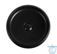 Раковина на столешницу 36 см Aquanet Roumd 273680 (черный)