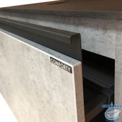 Тумба подвесная Comforty Эдинбург 75 бетон светлый с раковиной Comforty  T-Y9378