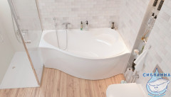 Акриловая ванна 1Marka Gracia 160x95 R с каркасом