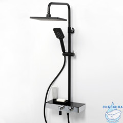 Душевая система Wasserkraft 260 1 режим A11401 (черный матовый)