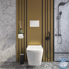 Кнопка смыва Iddis On-X ONX01W0i77 белый мрамор