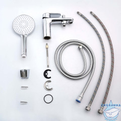 Смеситель для ванны на борт Aquatek Ника AQ1844CR (хром)