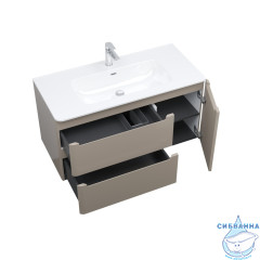 Тумба с умывальником Iddis Edifice 100 см капучино EDI10C0i95