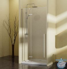 Дверь в нишу Vincea Slim-N 100 профиль хром, стекло прозрачное VDPH-5SN100CL