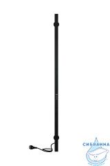 Полотенцесушитель электрический Indigo Style PRO (с таймером) 3х120 черный муар (с возможностью скрытого подключения, подключение R/L)