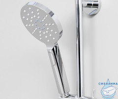 Душевой гарнитур Wasserkraft 3 режимa A144 (хром)