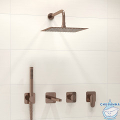 Душевая система Wasserkraft 250 1 режим A7751.288.289.338.329.290.292.291 (розовое золото)