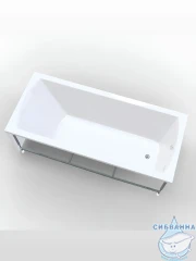 Акриловая ванна New Line Sanitary Modern 180x80 с каркасом