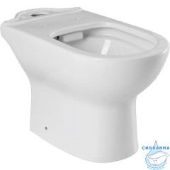 Унитаз напольный безободковый Aquanet Ray-C с бачком и сиденьем Soft Close (микролифт) 