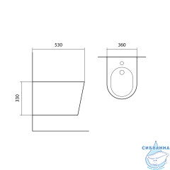 Биде подвесное Aquatek Вега AQ1057-MB (без сиденья)