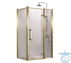 Душевое ограждение Azario Ontario 120x90 профиль золото, стекло прозрачное AZ-NBB1231-R 900 GOLD (без поддона)