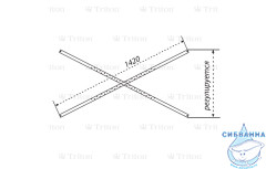 Каркас стальной для ванн Тритон прямоугольных 140-170