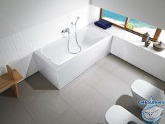 Акриловая ванна Roca Easy 180x80 с каркасом